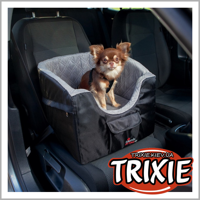 ТРИКСИ Украина - Мягкое место для авто TRIXIE (нейлон/плюш 41*39*42см)