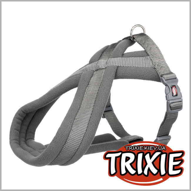 ТРІКСІ Україна - Шлей Premium-TRIXIE (XS-S: 30-55см/15мм, графіт)