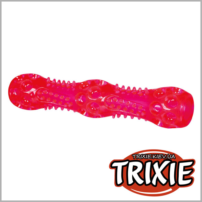 ТРИКСИ Украина -  TPR палочка с звуком для собак TRIXIE (каучук / звук 28см)