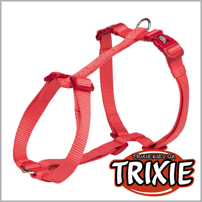 ТРИКСИ Украина - Шлея Premium-TRIXIE (30–44см/10мм, коралл)
