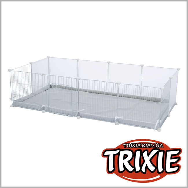 ТРИКСИ Украина - Основа под вольер в помещение Trixie 62460 (полиэстер), 140х70см, серый/белый