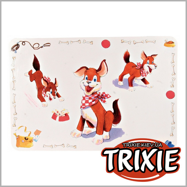 ТРИКСИ Украина - Подстилка под миску для собак TRIXIE - Comic dog