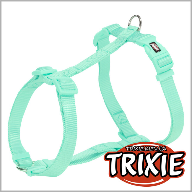 ТРІКСІ Україна - Шлей Н-Premium-TRIXIE (S-M: 42-60см/15мм, м'ятний)