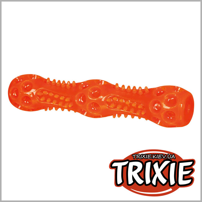 ТРИКСИ Украина -  TPR палочка с звуком для собак TRIXIE (каучук / звук 28см)
