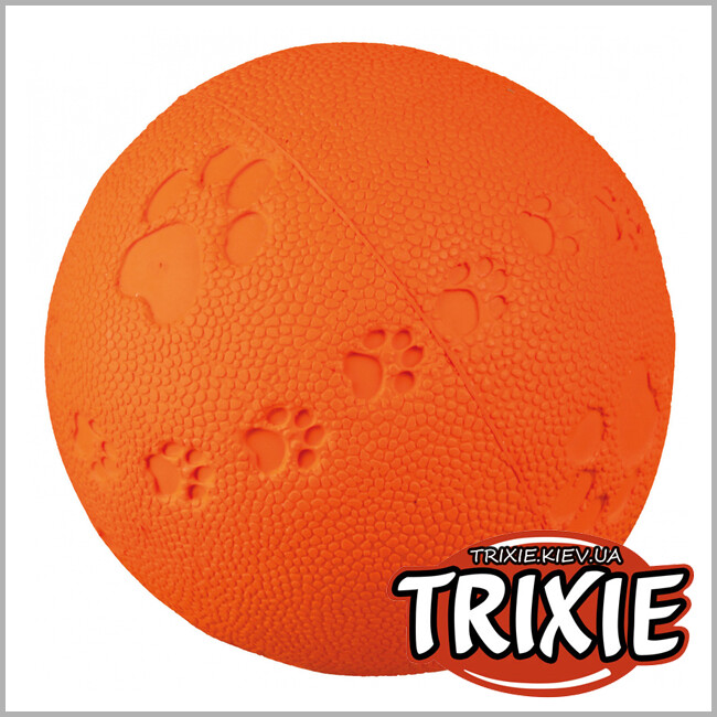 ТРІКСІ Україна - М'яч із пищалкою для собак TRIXIE (Розмір: 9см)