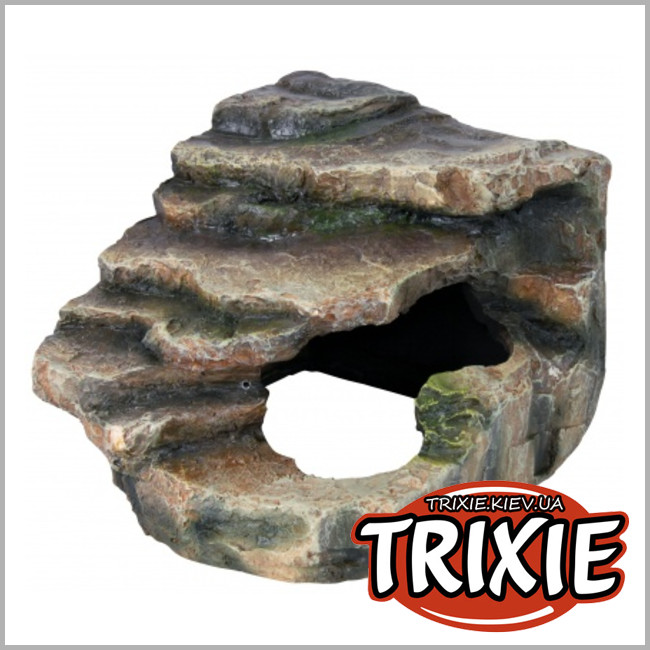 ТРІКСІ Україна - Кутова печера для терарируму TRIXIE (Розмір: 16х12х15см)