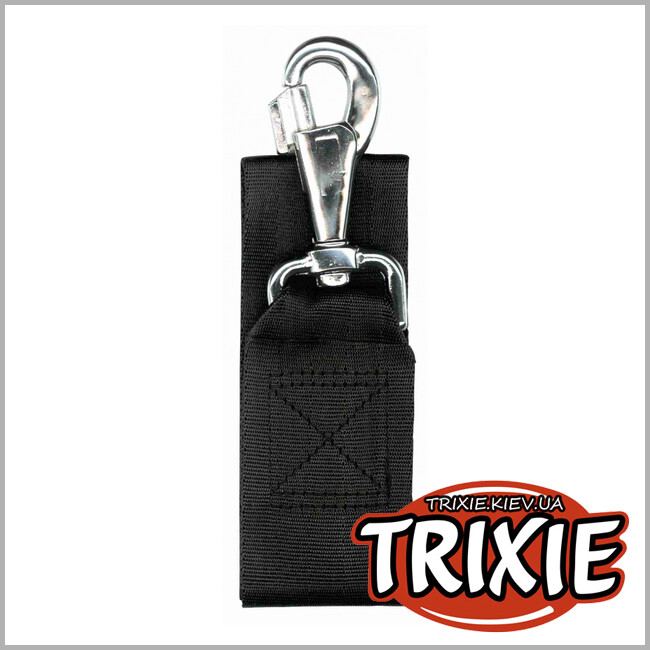 ТРИКСИ Украина - Универсальный а/м ремень безопасности TRIXIE (33см/30мм, чёрный)