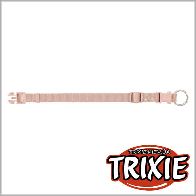 ТРИКСИ Украина - Ошейник для собак Trixie 201735 Premium L–XL 40–65 см 25 мм светло-розовый