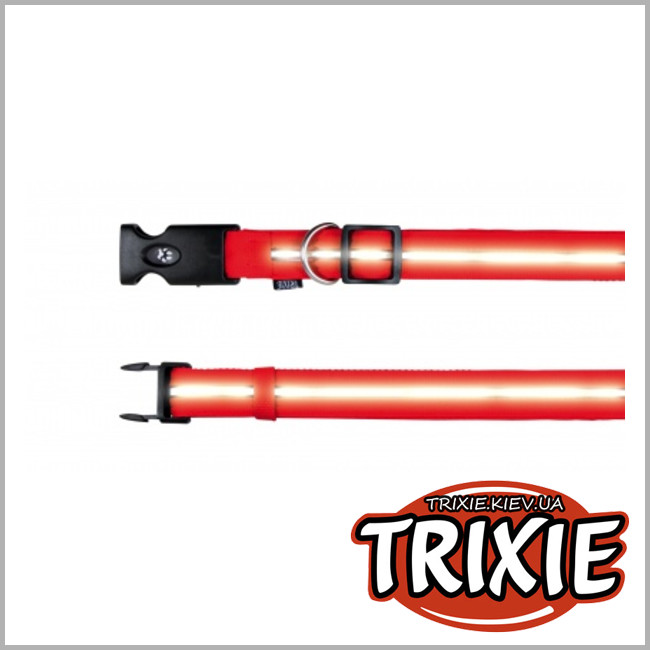 ТРИКСИ Украина - Светящийся ошейник для собак TRIXIE (Размер: 42–66см/25мм)
