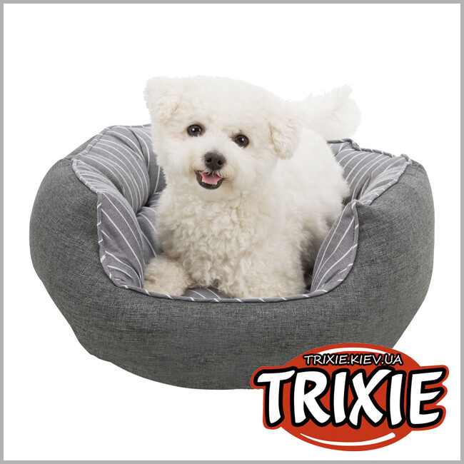 ТРИКСИ Украина - Мягкое место Finley - TRIXIE (50см, серый/белый)