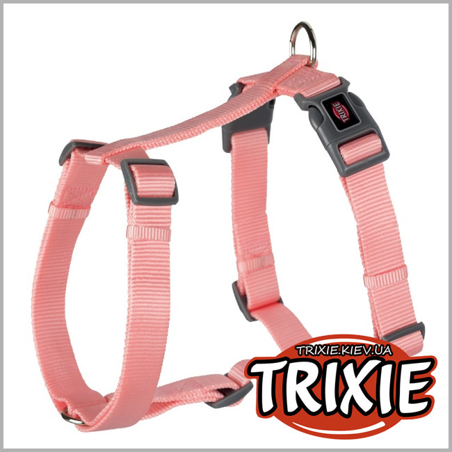 ТРІКСІ Україна - Шлей для собак TRIXIE Premium (Розмір: 20–30 cм/10мм, Колір: рожевий)