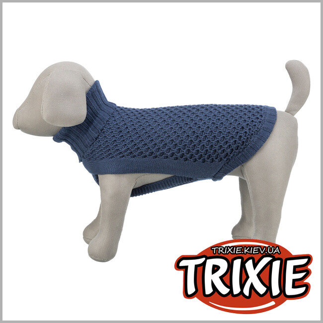 ТРИКСИ Украина - Пуловер для собак Trixie 680087 "Norwood", S: 40см, синий