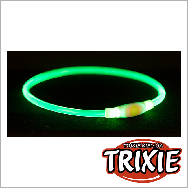 ТРИКСИ Украина - Светящийся USB ошейник для собак TRIXIE(Размер: 40см/o8мм)