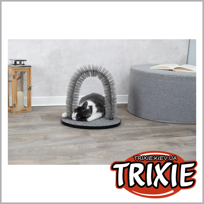 ТРИКСИ Украина - Арка для массажа и ухода за шерстью  Trixie Massage and Fur Care Arch (36х33см)