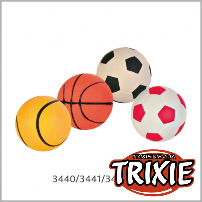 ТРИКСИ Украина - Мяч резиновый для собак TRIXIE (плавающий 9см * 1шт)