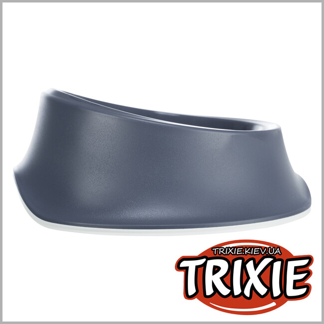 ТРИКСИ Украина -  Пластиковая миска Trixie для собак ( 0,35 л / ø 18 см. синий)