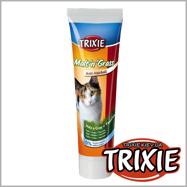 ТРИКСИ Украина - Паста для котов Trixie  Malt and Grass (солод/трава/таурин 100g)