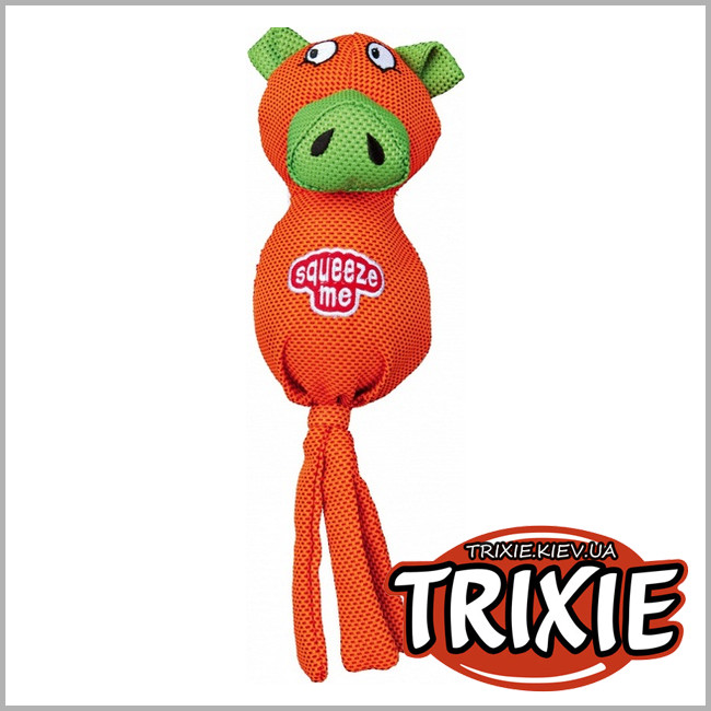 ТРИКСИ Украина - Игрушка для собак TRIXIE - Поросёнок с пищалкой