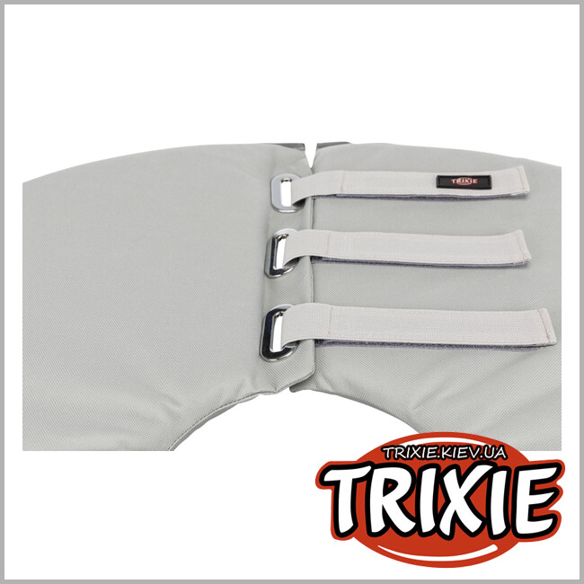 ТРИКСИ Украина - Защитный ошейник для собак Trixie 19422, полиэстер/поролон, XS: 23-27см/13см, серый