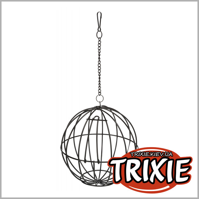 ТРІКСІ Україна - Годівниця для гризунів у формі кулі Trixie (метал 16 см)