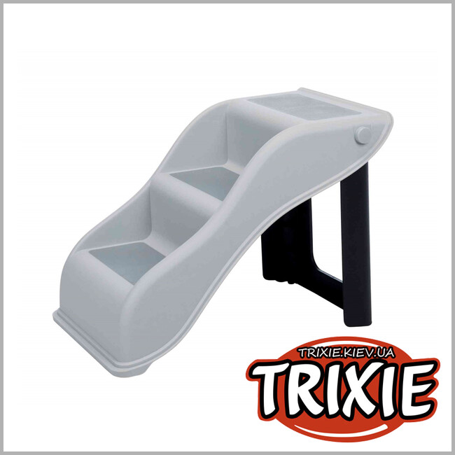 ТРІКСІ Україна - Сходи пандус TRIXIE (пластик TPR сходинки 34*39*54 см до 40 кг)