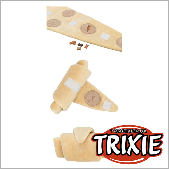 ТРИКСИ Украина - Игрушка-круассан для лакомства Trixie (плюш), 40см