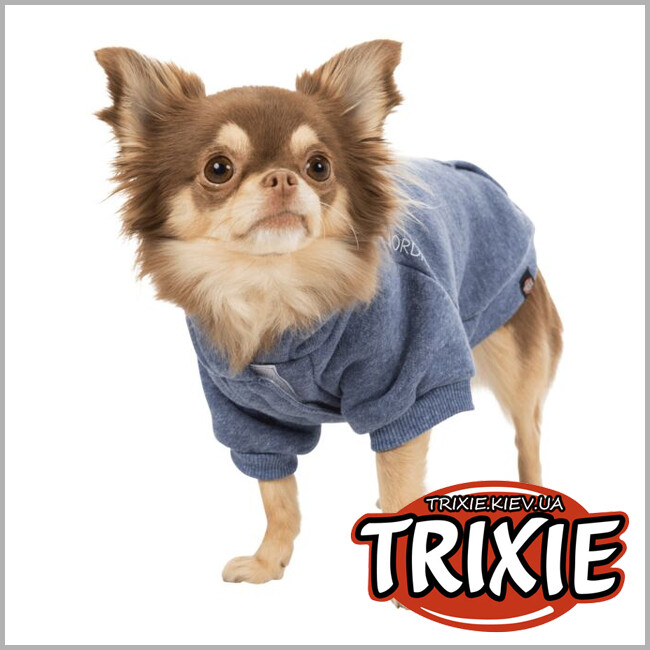 ТРИКСИ Украина - Пуловер для собаки BE NORDIC Hoodie Flensburg TRIXIE (34 cm)