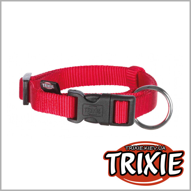 ТРИКСИ Украина - Ошейник для собак TRIXIE - Classic (Размер:35-55см/20мм, Цвет:красный)