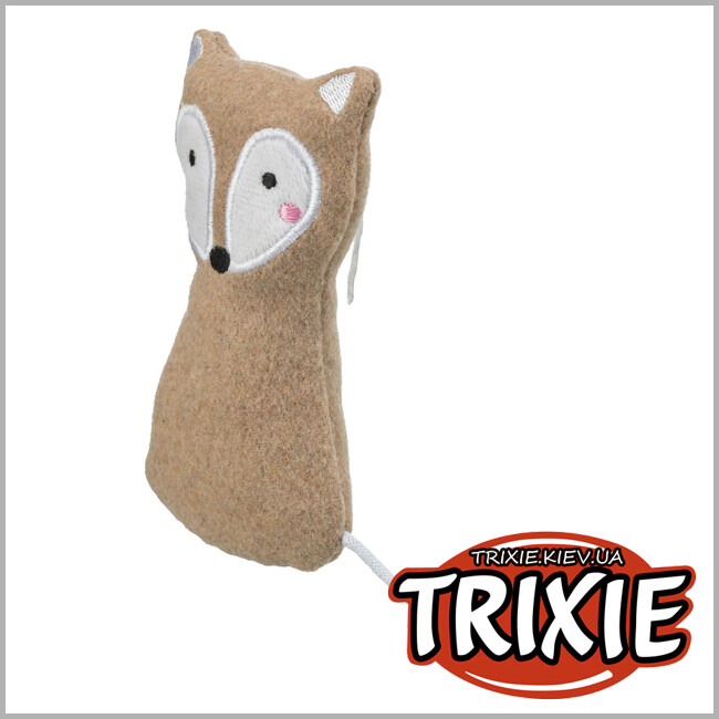 ТРИКСИ Украина - Игрушка для животных Trixie 45666 "Лиса" (ткань), 13см