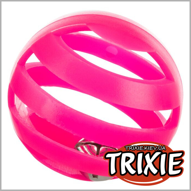 ТРИКСИ Украина - Набор мячей с колокольчиком Trixie Set of Toy Balls (4см * 4шт.)