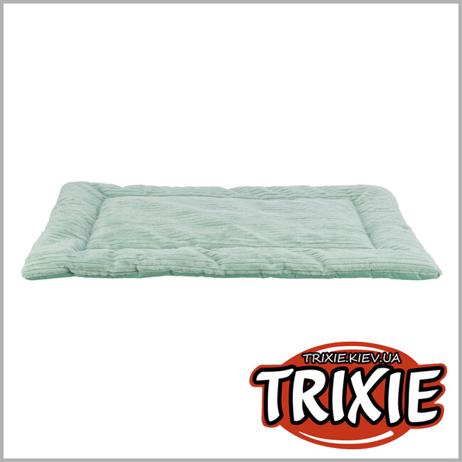 ТРИКСИ Украина - Лежак-коврик для животных Trixie "Jonna" (вельветовый плюш), 70х50см, шалфей