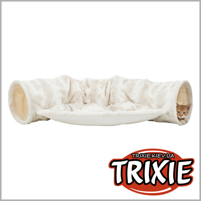 ТРИКСИ Украина - Игровой туннель с лежаком Trixie Playing Tunnel Nelli (плюш 55*27*116см)