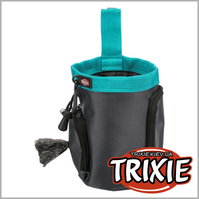 ТРИКСИ Украина - Сумка для корма TRIXIE Dog Activity Snack bag 2in1  (10*13cm)