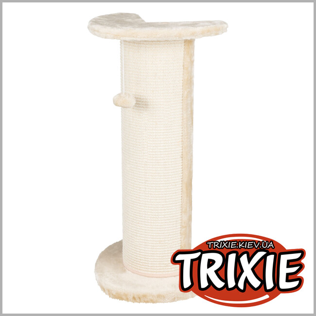 ТРІКСІ Україна - Драпак-колона для котів Trixie 4350 кутовий "Lorca", 75см,беж/натур