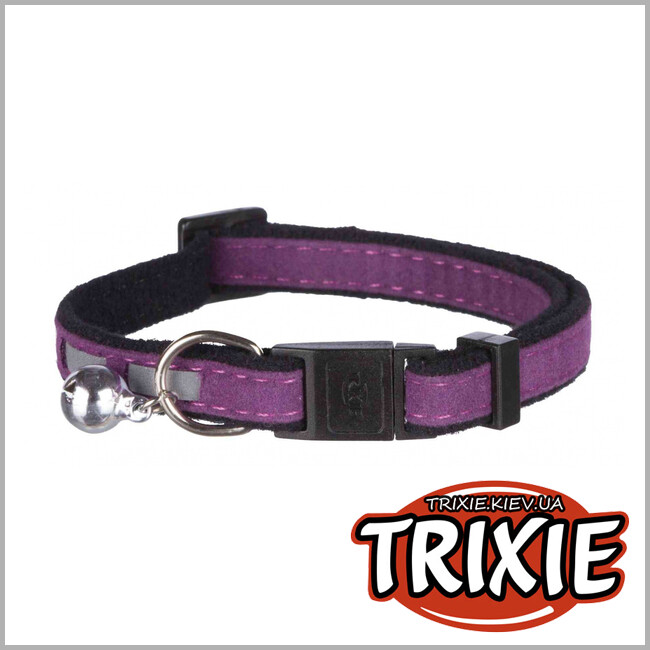 ТРИКСИ Украина - Ошейник для кошки TRIXIE - с отражателем, вельвет