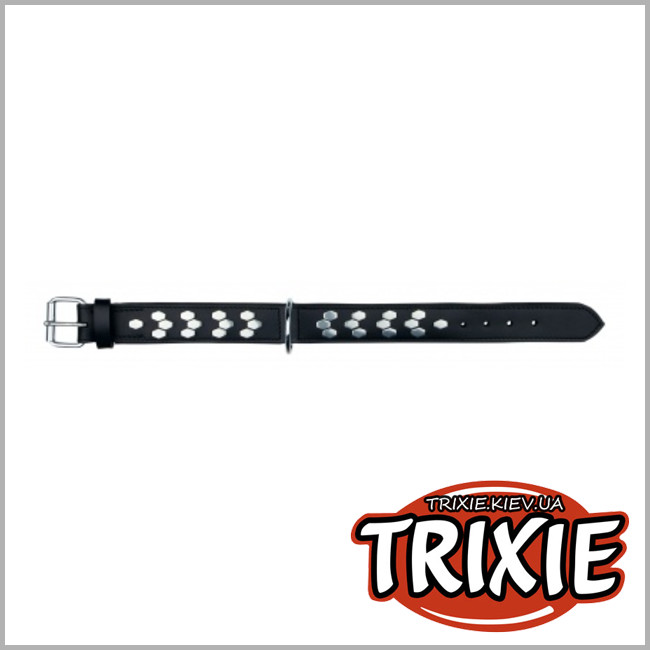 ТРИКСИ Украина - Ошейник кожаный для собак TRIXIE (Размер:48-55cм/40мм)