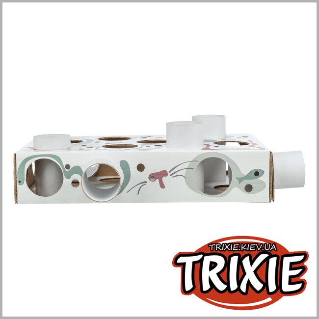 ТРІКСІ Україна - Розвиваюча гра для котів Trixie 45930 Cat Activity "Paws'n'Treats Box"(картон), 35х7х20см