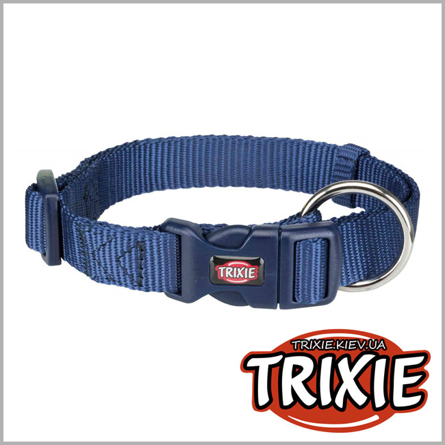 ТРИКСИ Украина - Ошейник Premium-TRIXIE ( 35–55см/20мм, индиго)