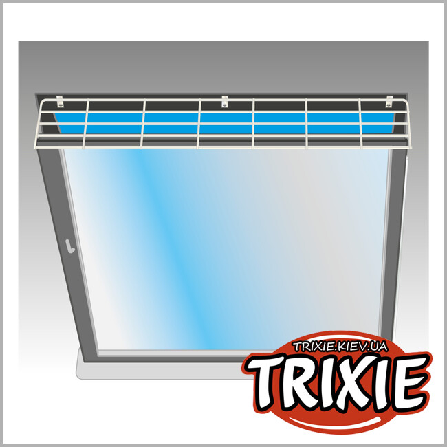 ТРИКСИ Украина - Защитная решетка для окна Trixie Protective Grille for Windows ( металл 65*16 см)