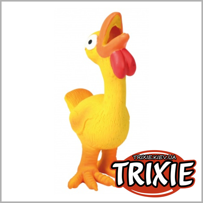 ТРИКСИ Украина - Игрушка для собак TRIXIE - Цыплёнок (Размер: 17см)
