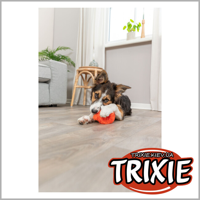ТРИКСИ Украина - Игрушка Trixie 36021 для собак Лиса с эффектом памяти полиэстер оранжевая 11см