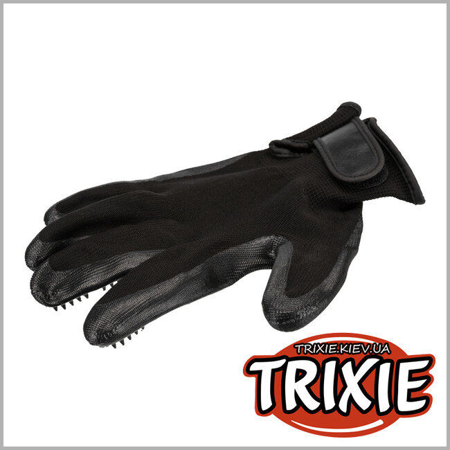 ТРИКСИ Украина - Перчатка д/ухода за мехом TRIXIE (нейлон/резина,16х23см, 1пара)