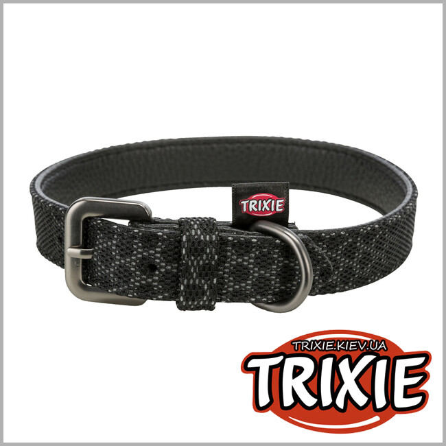 ТРИКСИ Украина - Ошейник Night Reflect - TRIXIE (30–40см/20мм,черный)