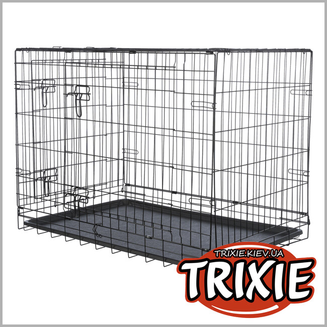 ТРИКСИ Украина - Клетка/будка Trixie 39303 для собак в квартиру, M-L: 93х69х62см, черный