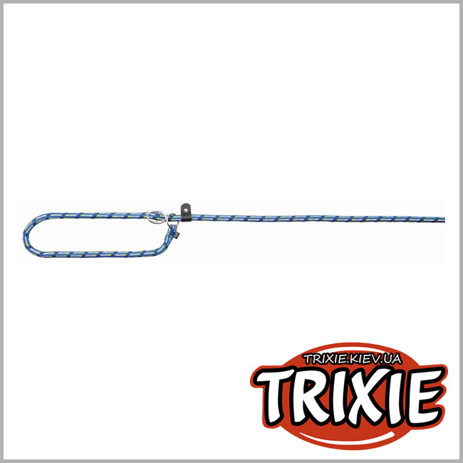 ТРИКСИ Украина - Поводок-удавка для животных Trixie 14504 "Mountain Rope",L-XL: 1.70м/13мм,синий/зеленый