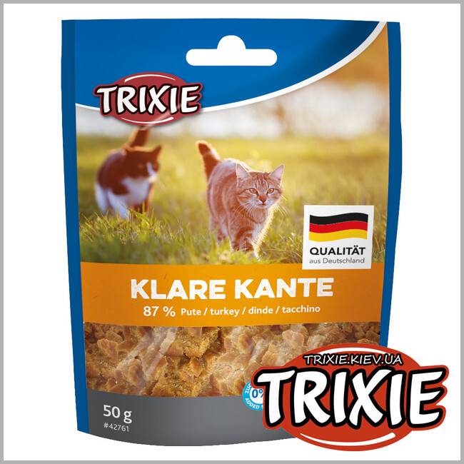 ТРИКСИ Украина - Лакомство для котов Trixie Klare Kante (индейка, 50 g)
