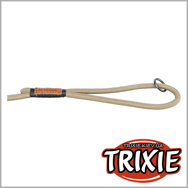 ТРІКСІ Україна - Поводок для собак Trixie 17201 "BE NORDIC",S-M: 1.00м/8мм,темно-сірий/коричневий