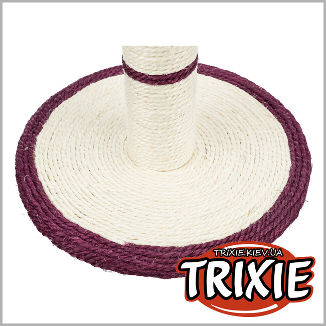 ТРІКСІ Україна - Дряпка-стовпчик для котів Trixie 4309 з іграшкою на мотузці сизаль 31х50 см