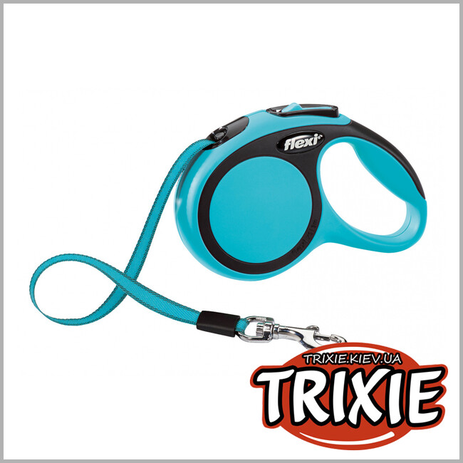 ТРИКСИ Украина - Флекси TRIXIE - New COMFORT (XS: 3 м/12 кг, синий)