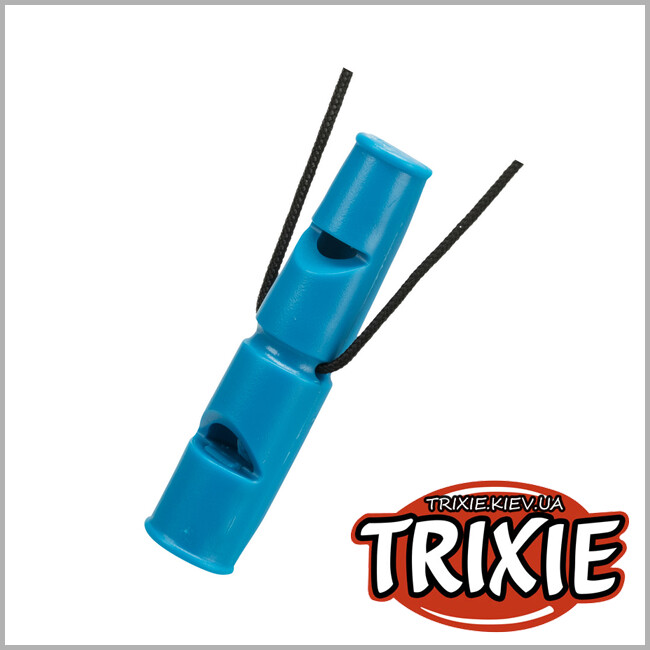 ТРИКСИ Украина - Свисток двухтональный  TRIXIE (пластик, 7.5см)